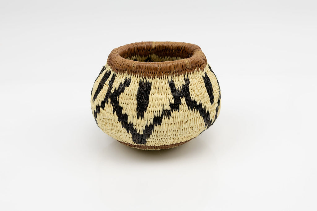 Hand Woven Vintage Basket Made By Indigenous Artisans
