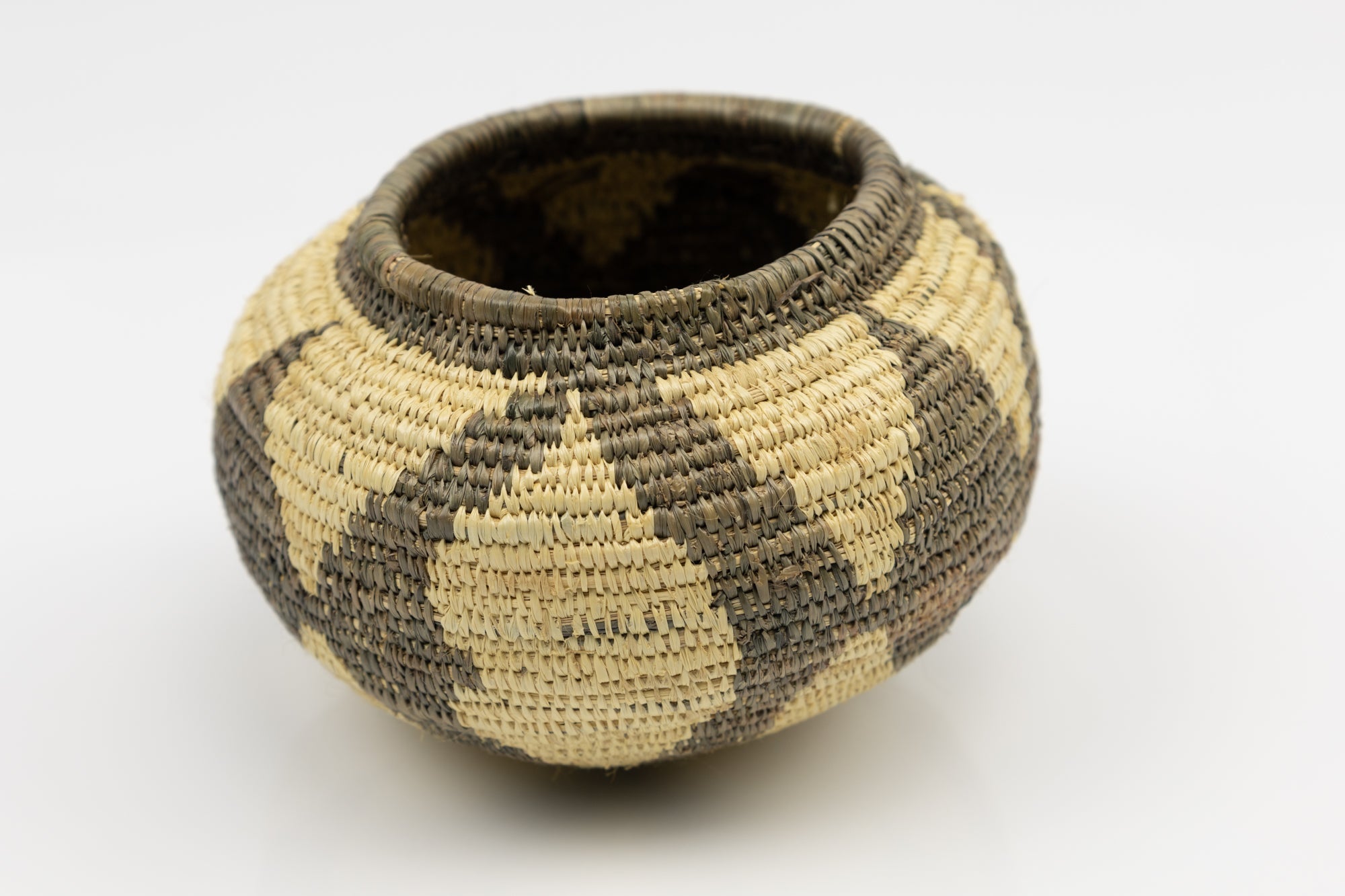Hand Woven Vintage Basket Made By Indigenous Artisans