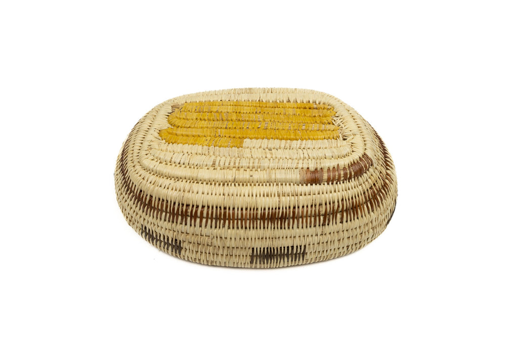 Vintage Handmade Basket Woven Bowl Fair Trade