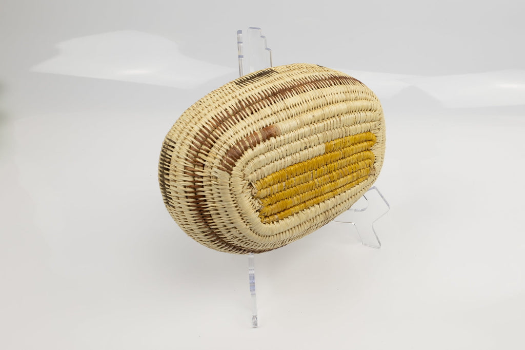 Vintage Handmade Basket Woven Bowl Fair Trade