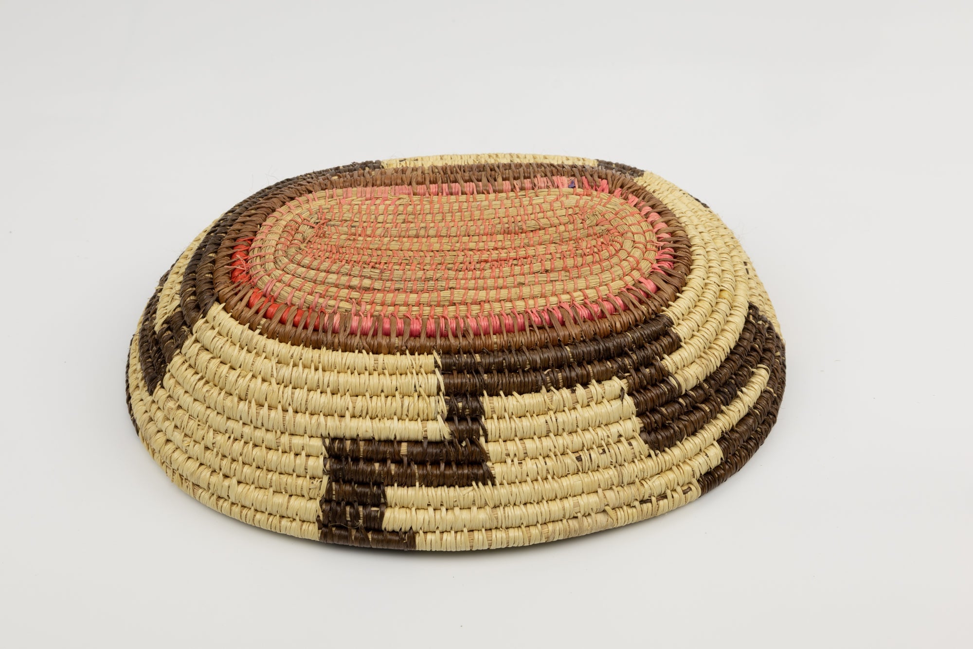 Vintage Handmade Basket Woven Bowl Fair Trade