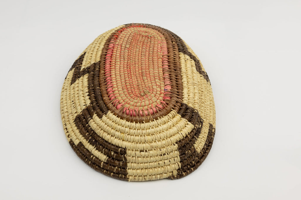 Vintage Handmade Basket Woven Bowl Fair Trade