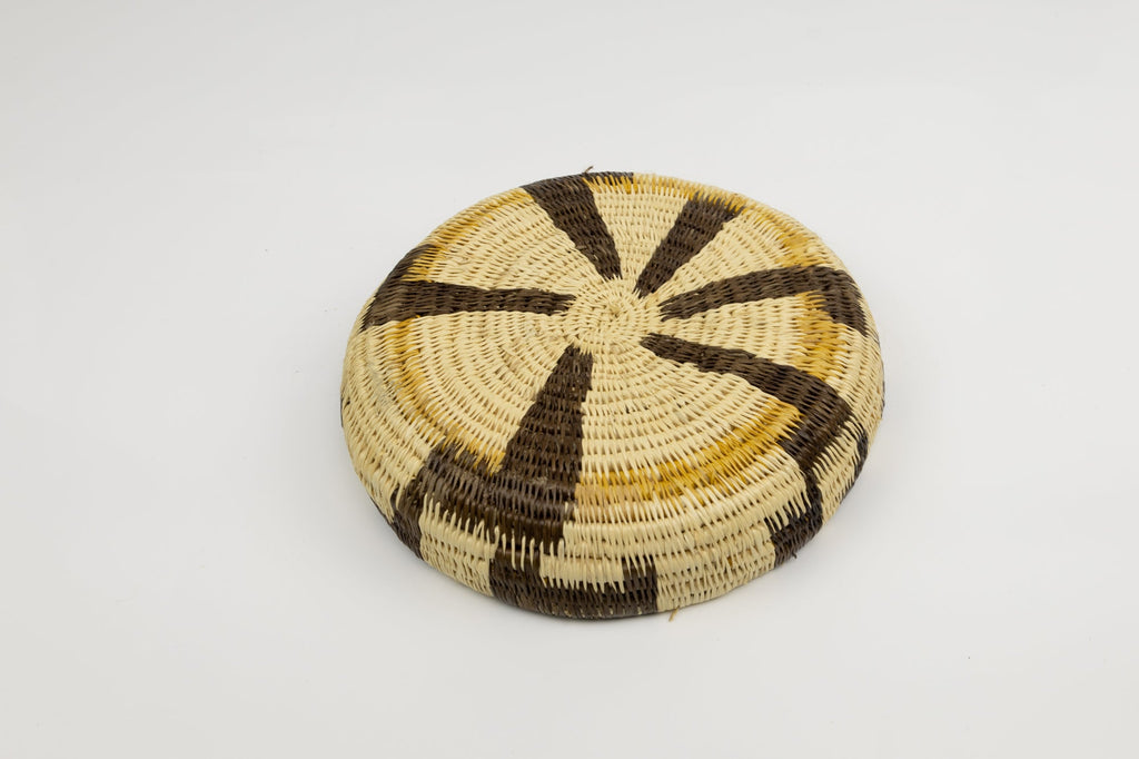 Vintage Handmade Basket Woven Bowl Fair Trade
