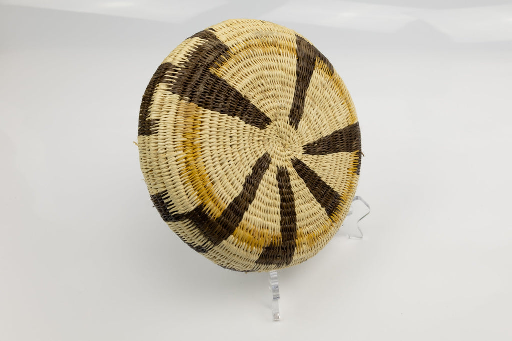 Vintage Handmade Basket Woven Bowl Fair Trade
