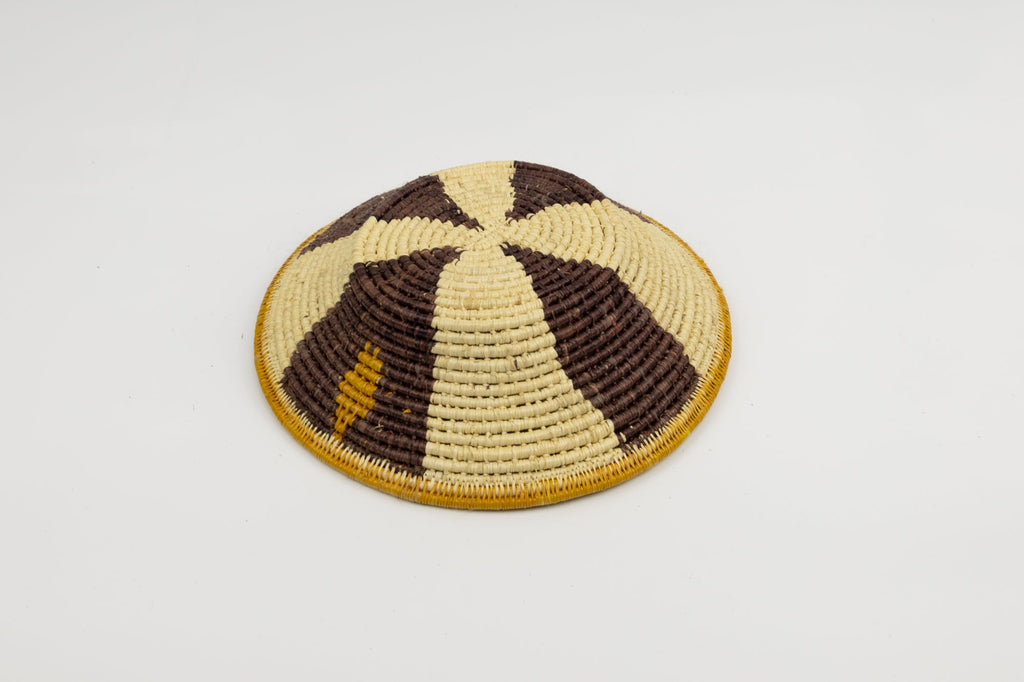 Vintage Handmade Basket Woven Bowl Fair Trade