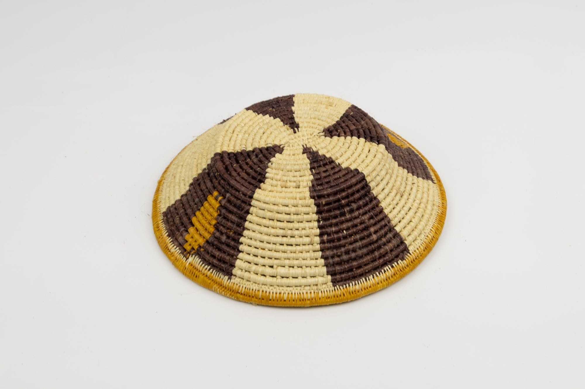 Vintage Handmade Basket Woven Bowl Fair Trade