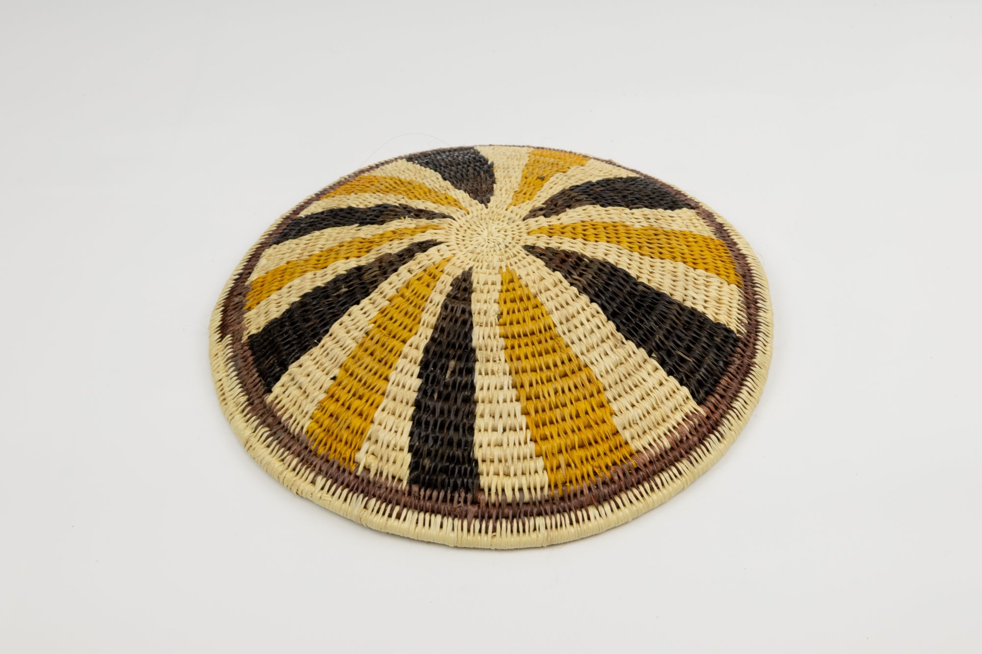 Vintage Handmade Woven Bowl Fair Trade