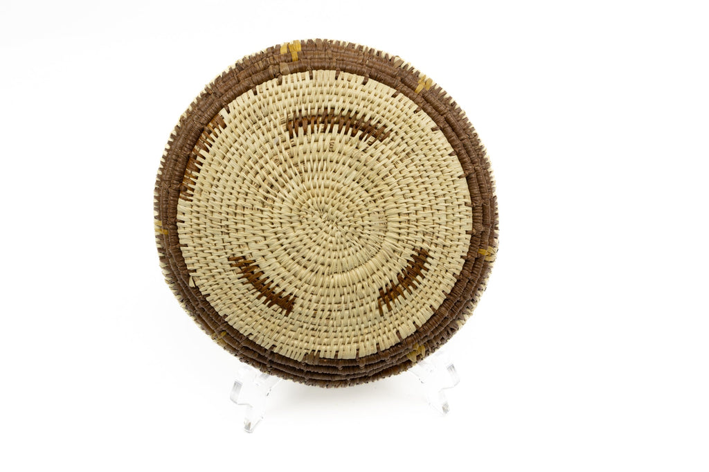 Vintage Handmade Basket Woven Bowl Fair Trade