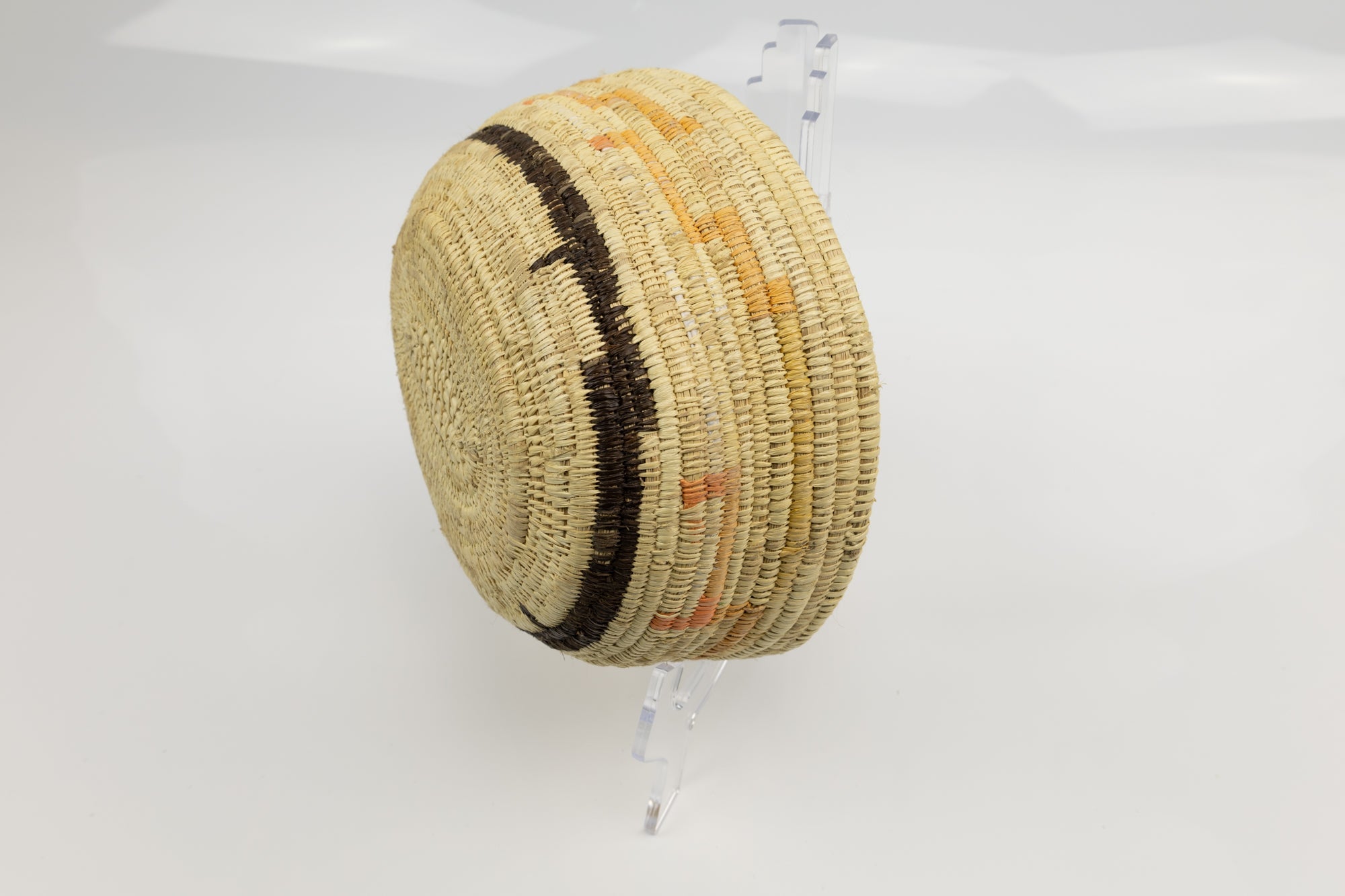Vintage Handmade Basket Woven Bowl Fair Trade