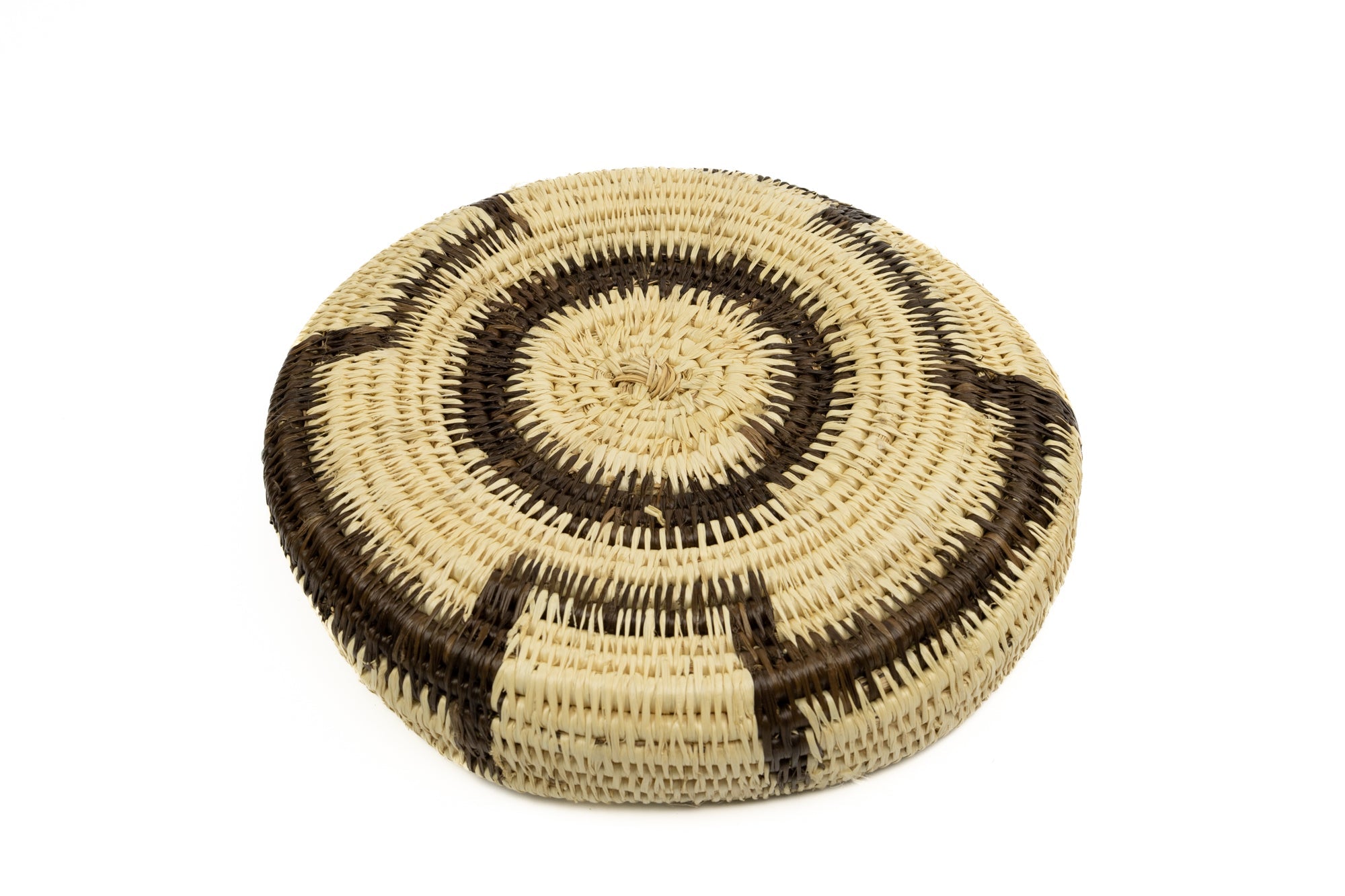Vintage Handmade Basket Woven Bowl Fair Trade