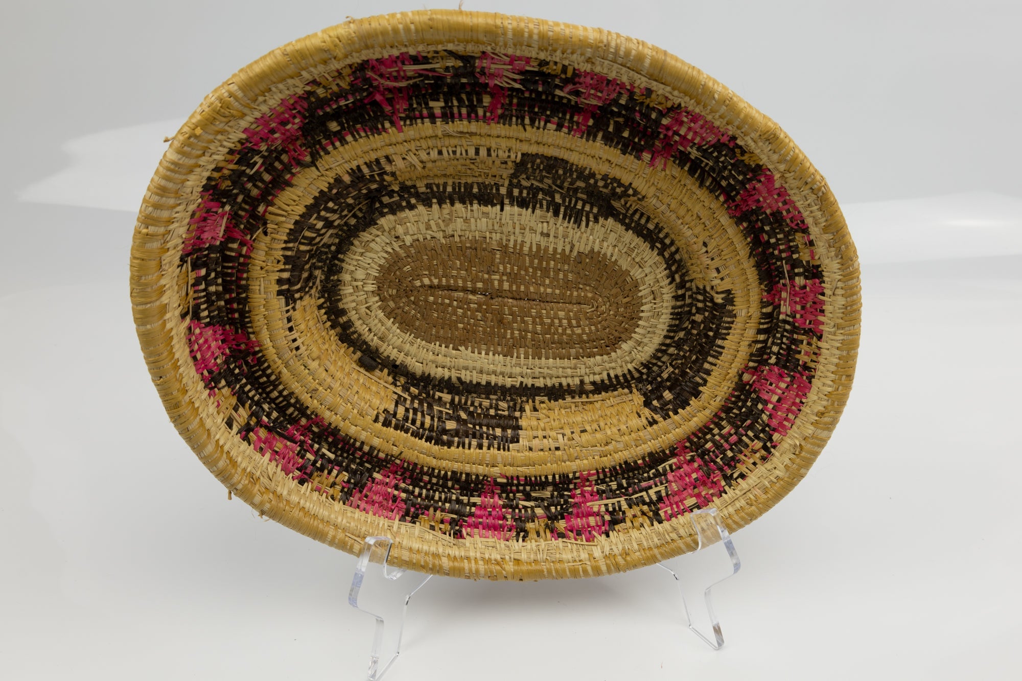 Vintage Handmade Woven Bowl Fair Trade