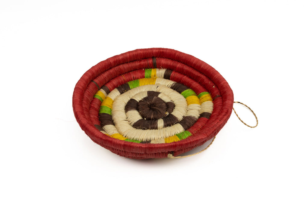 Vintage Handmade Woven Bowl Fair Trade