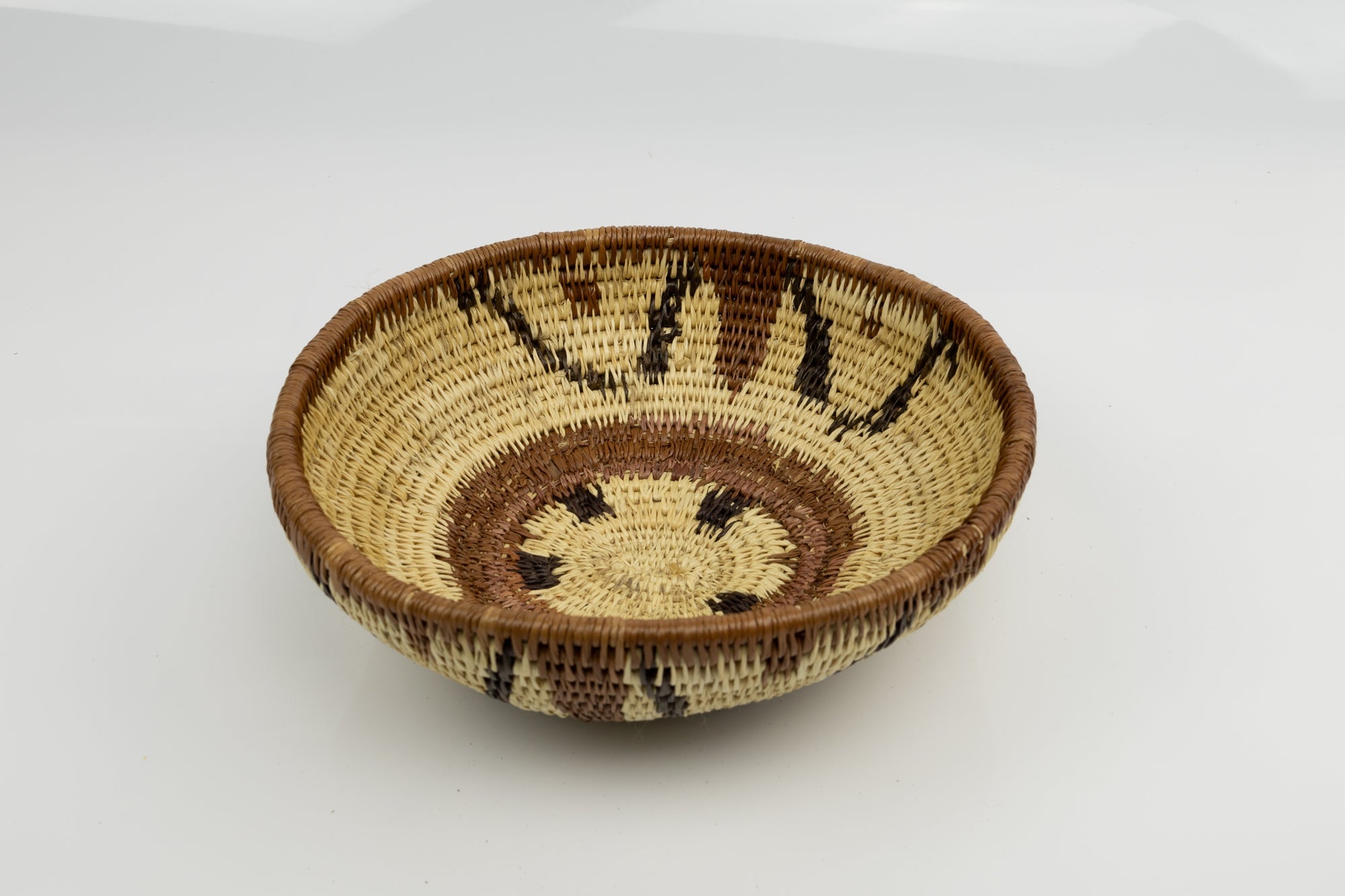 Vintage Handmade Woven Bowl Fair Trade