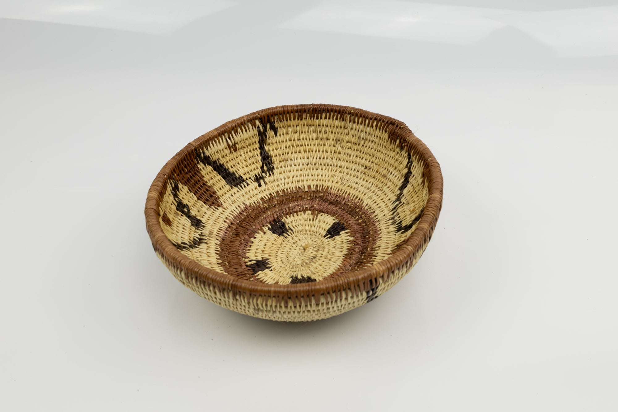 Vintage Handmade Woven Bowl Fair Trade