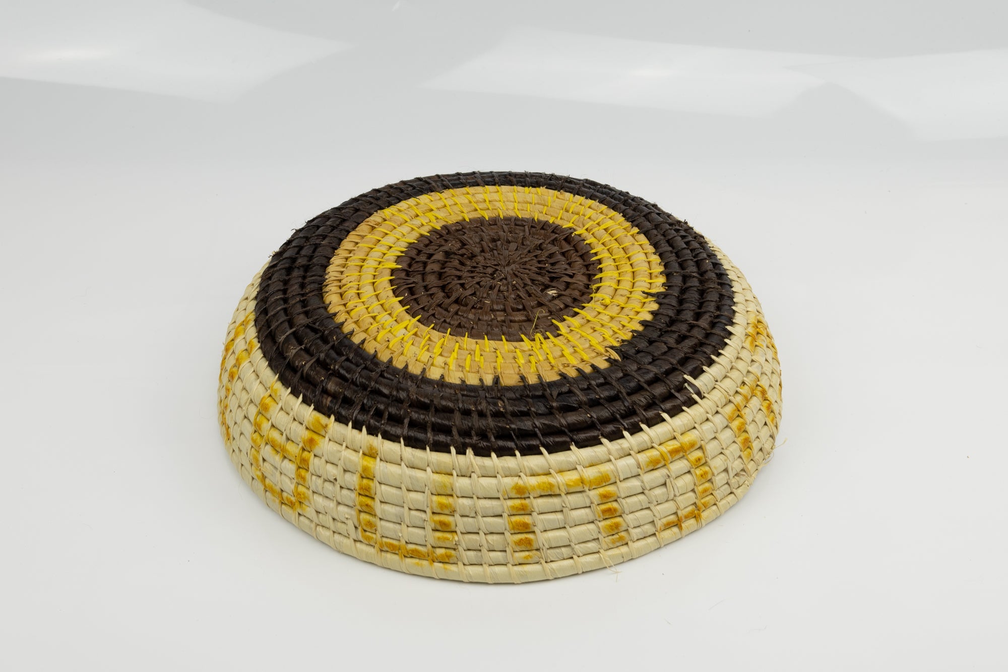 Vintage Handmade Woven Bowl Fair Trade
