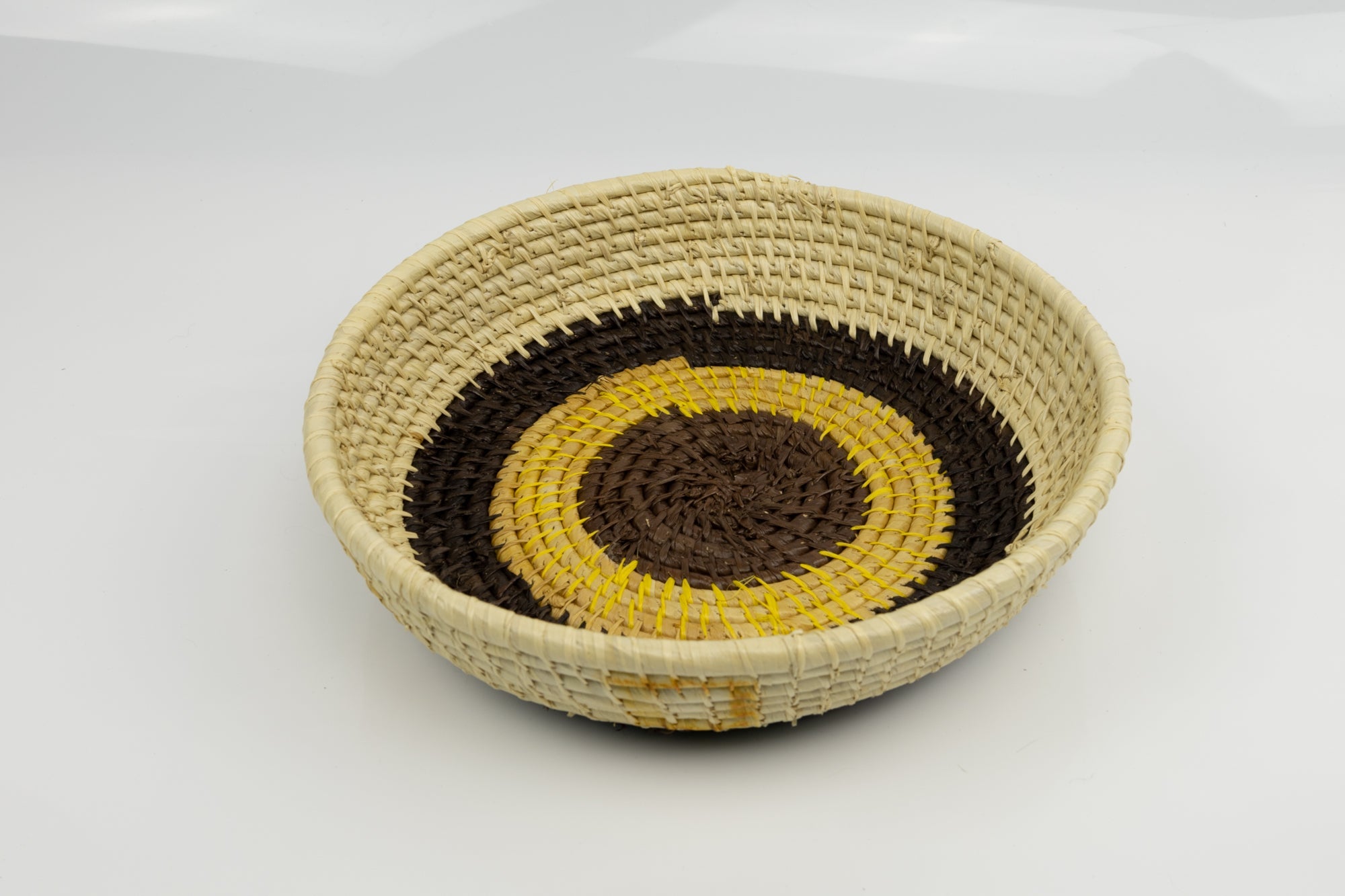 Vintage Handmade Woven Bowl Fair Trade
