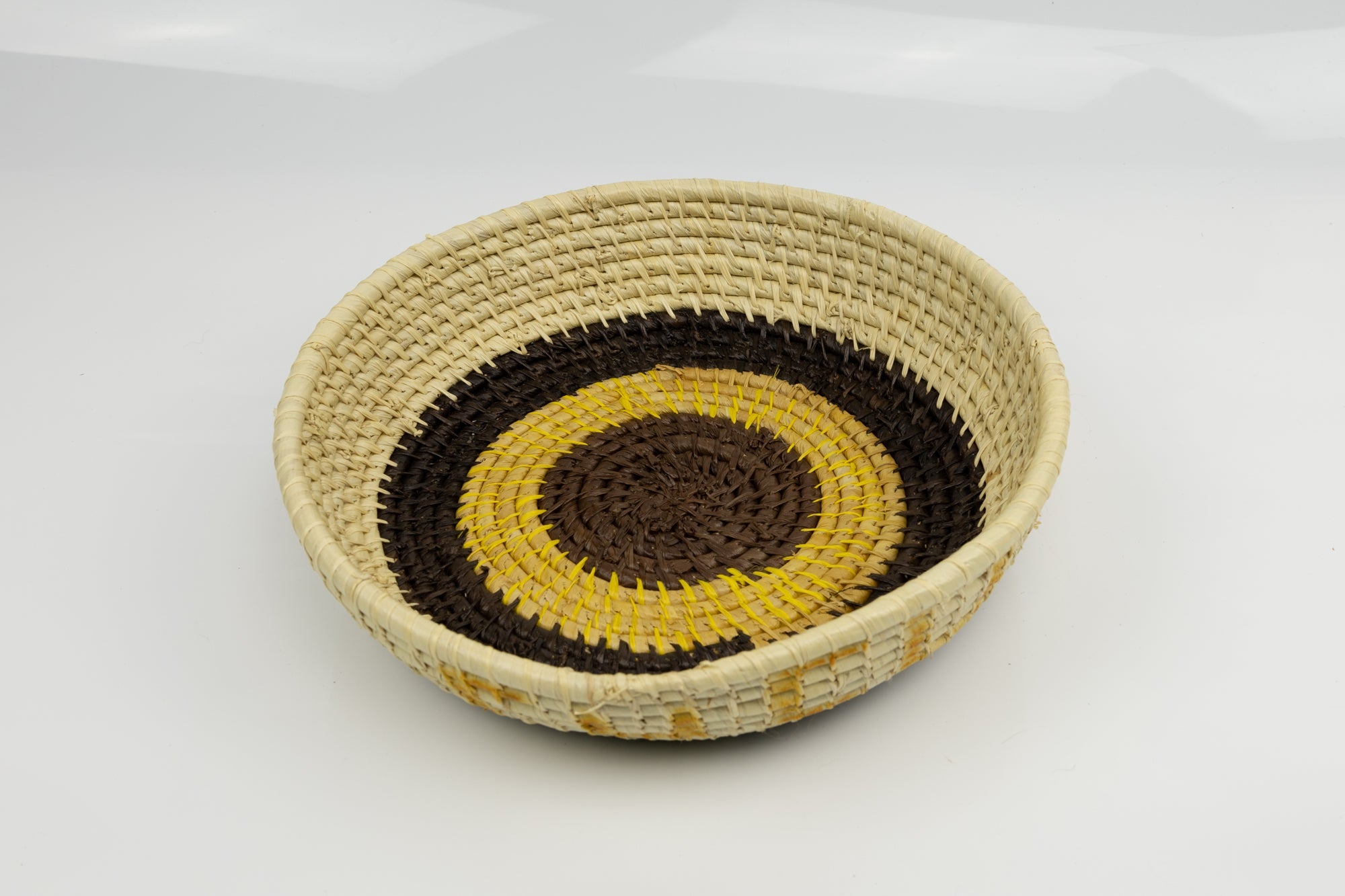 Vintage Handmade Woven Bowl Fair Trade