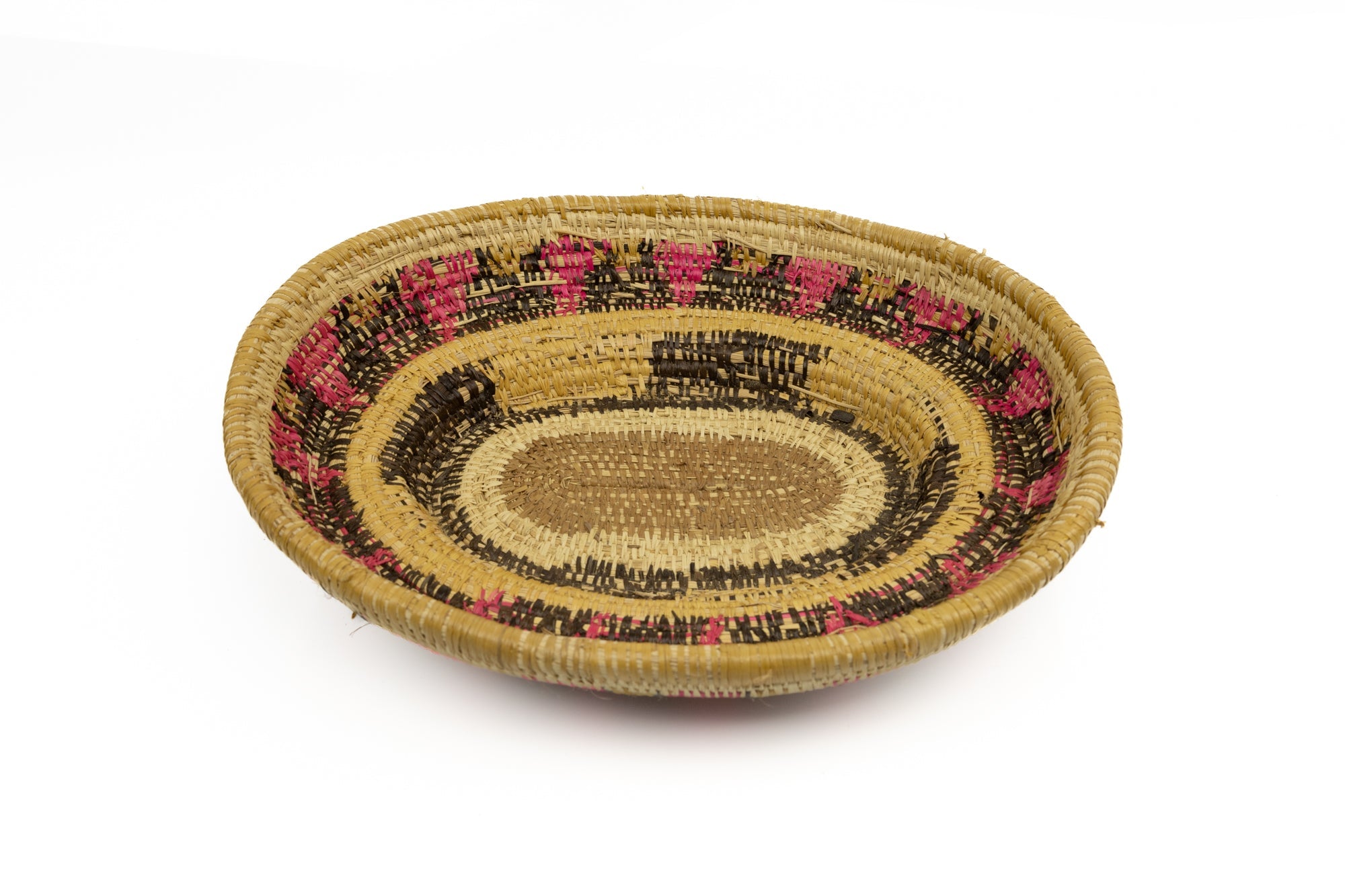 Vintage Handmade Woven Bowl Fair Trade