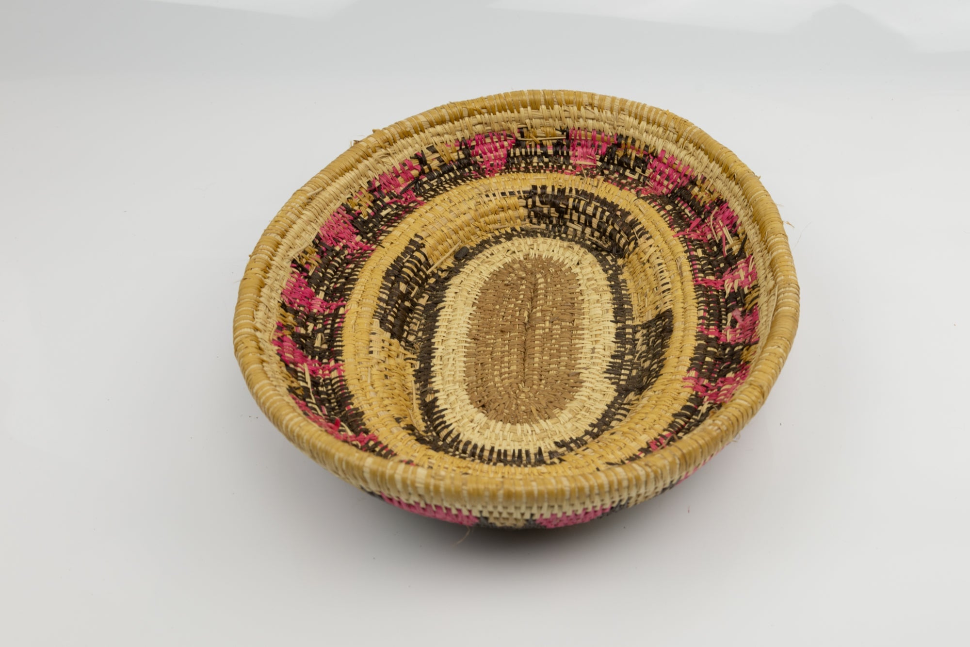 Vintage Handmade Woven Bowl Fair Trade