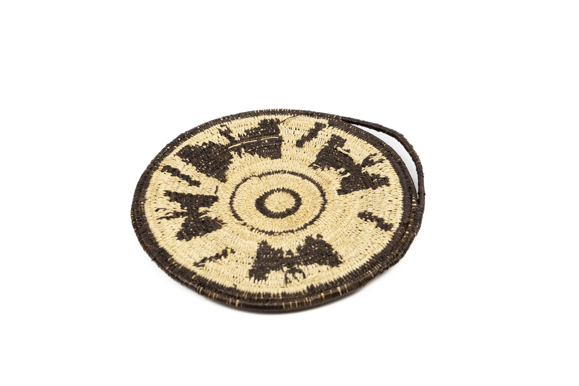 Hand Woven Vintage Plate Basket Made By Indigenous Artisans