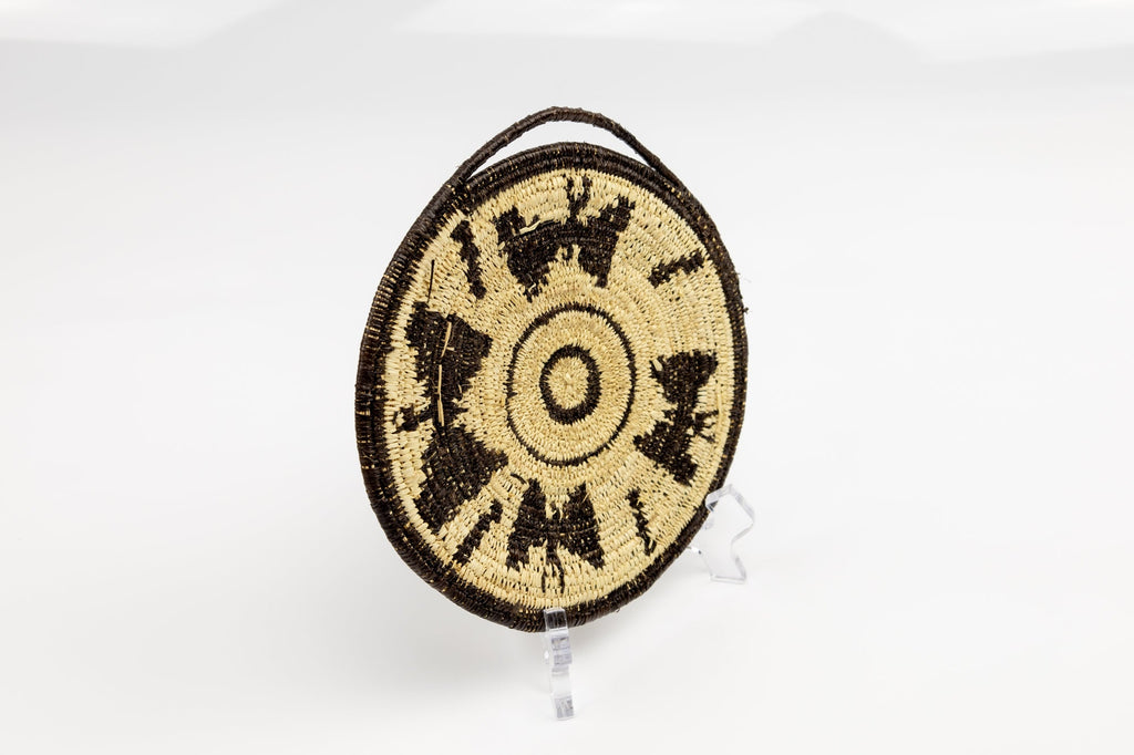 Hand Woven Vintage Plate Basket Made By Indigenous Artisans