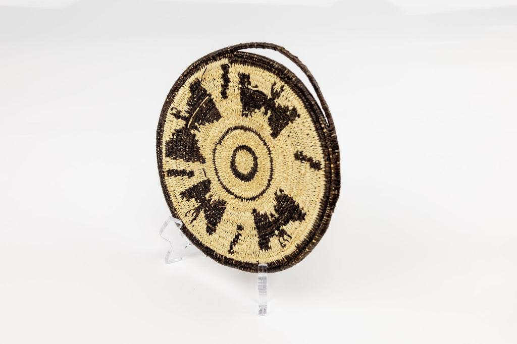 Hand Woven Vintage Plate Basket Made By Indigenous Artisans