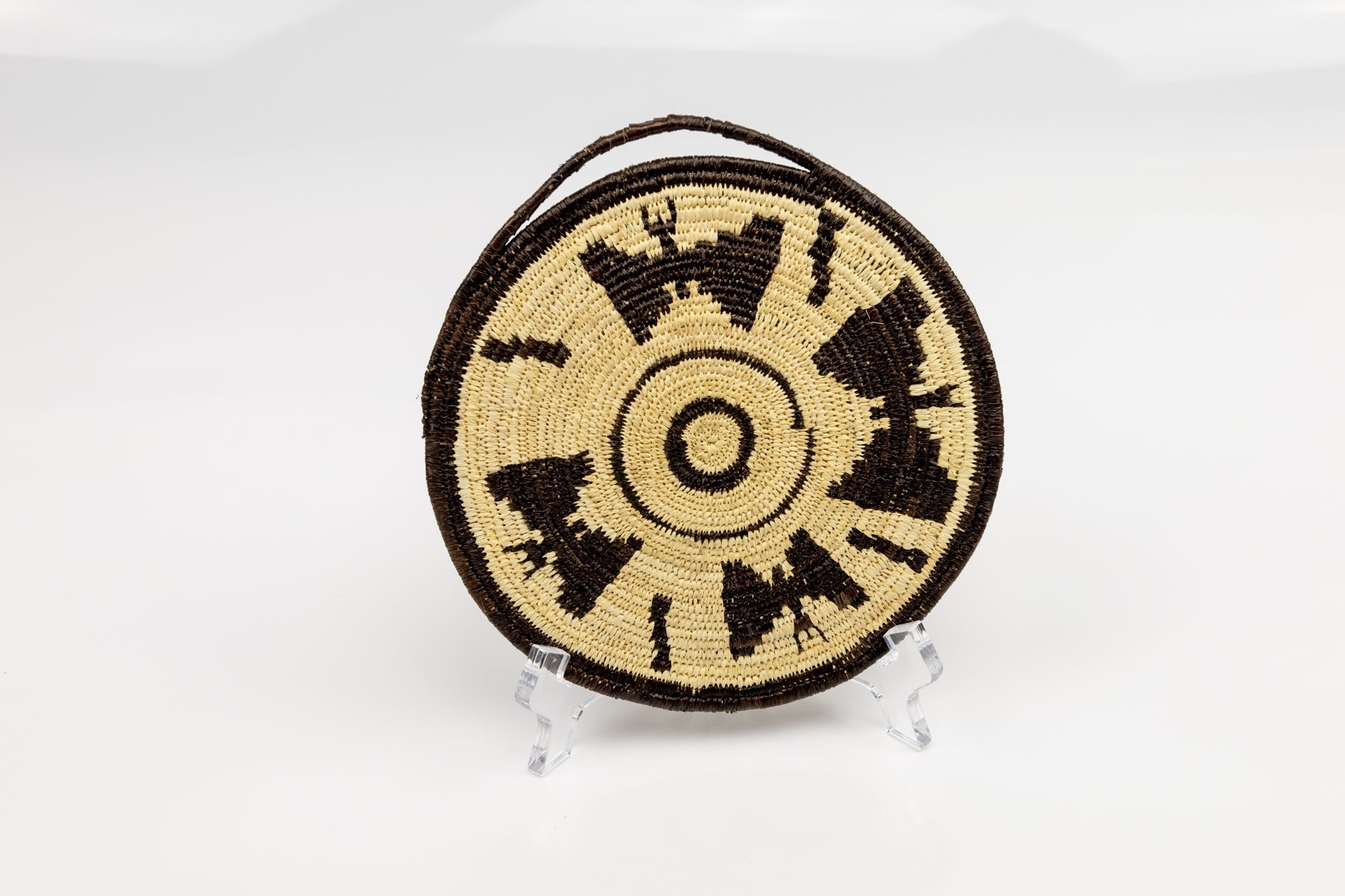 Hand Woven Vintage Plate Basket Made By Indigenous Artisans