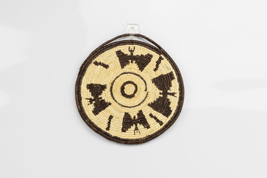 Hand Woven Vintage Plate Basket Made By Indigenous Artisans