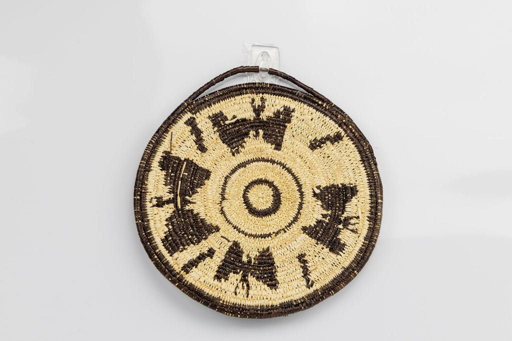 Hand Woven Vintage Plate Basket Made By Indigenous Artisans