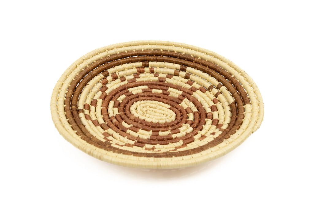 Woven Vintage Plate Basket Made By Indigenous Artisans