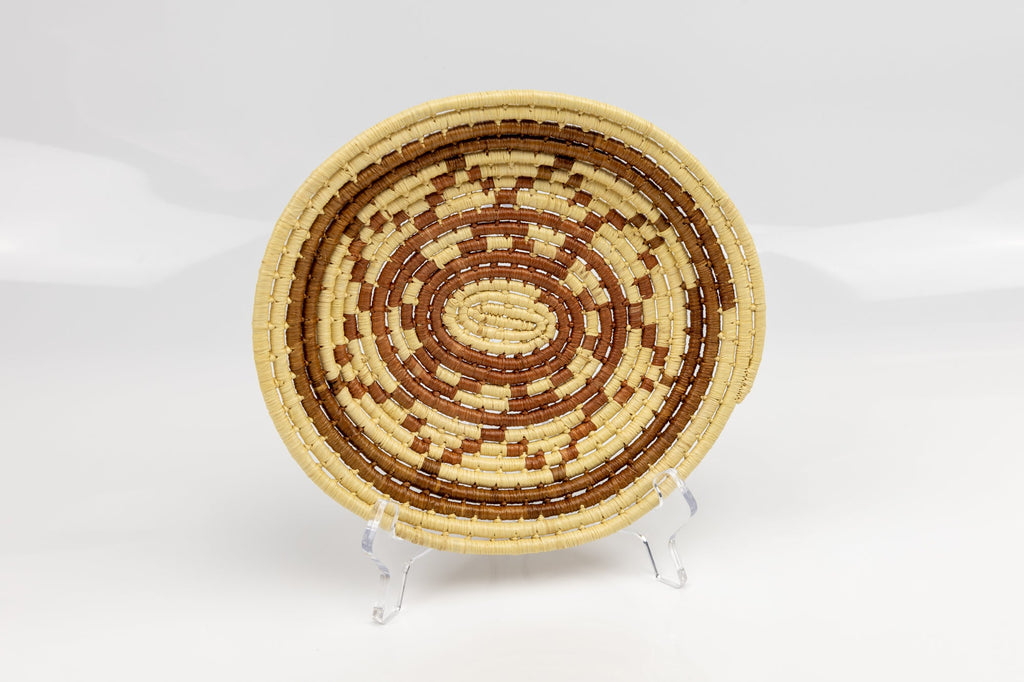 Woven Vintage Plate Basket Made By Indigenous Artisans
