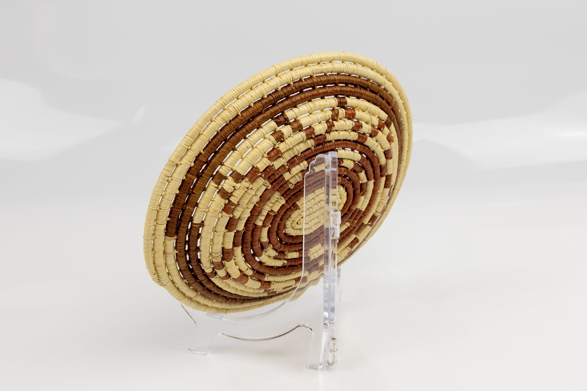 Woven Vintage Plate Basket Made By Indigenous Artisans