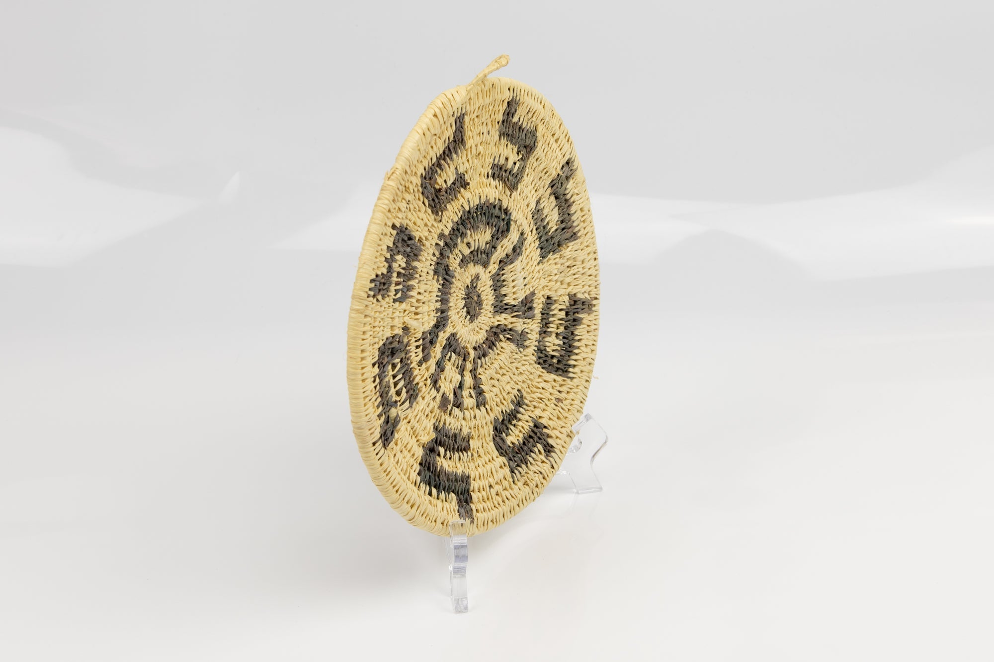 Woven Vintage Plate Basket Made By Indigenous Artisans
