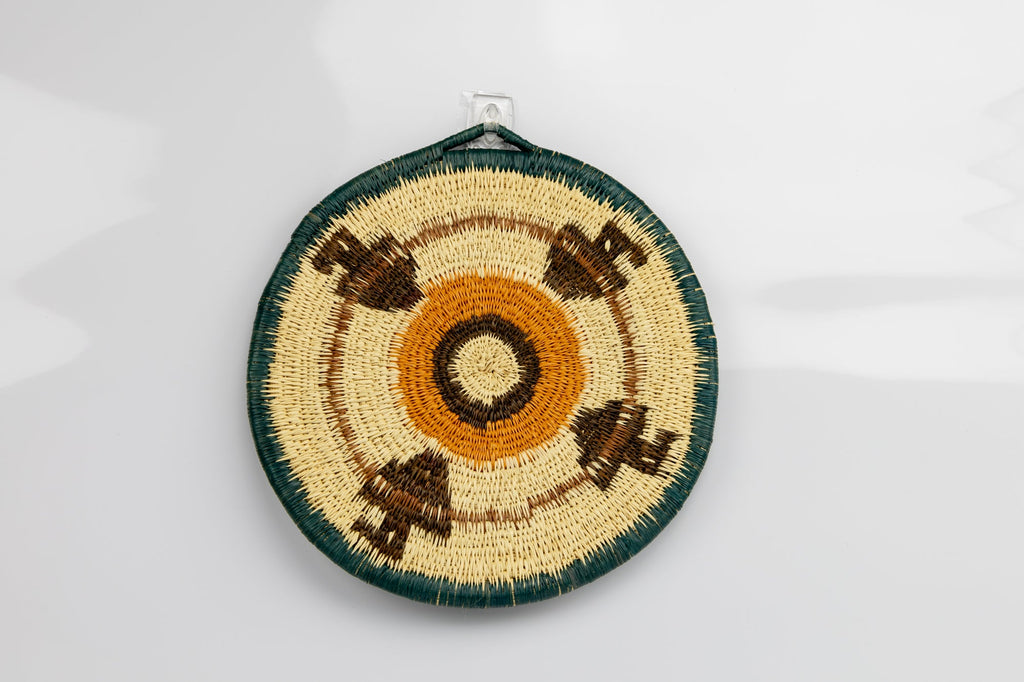 Woven Vintage Plate Basket Made By Indigenous Artisans