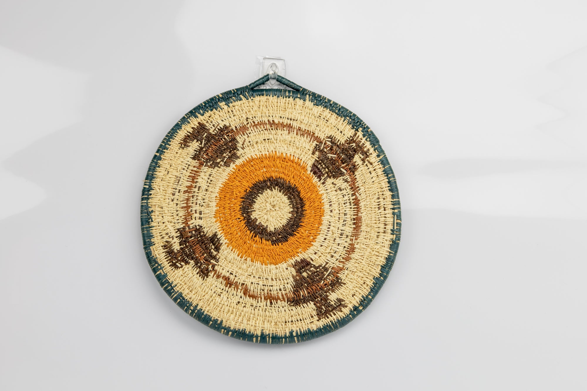 Woven Vintage Plate Basket Made By Indigenous Artisans
