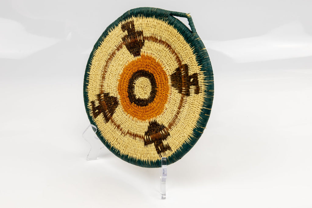 Woven Vintage Plate Basket Made By Indigenous Artisans