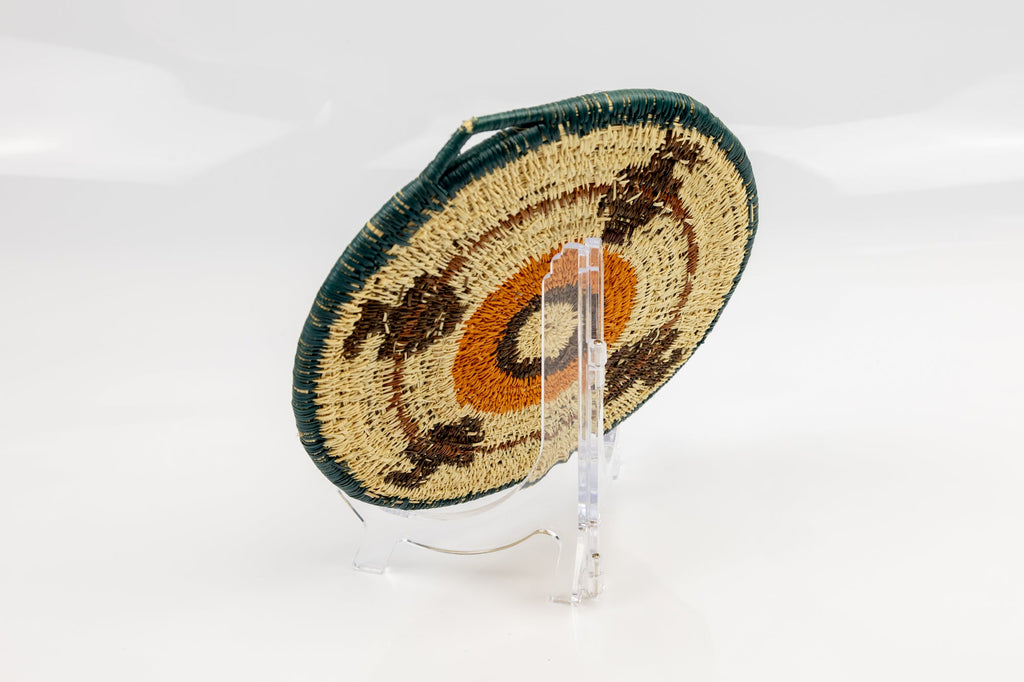 Woven Vintage Plate Basket Made By Indigenous Artisans
