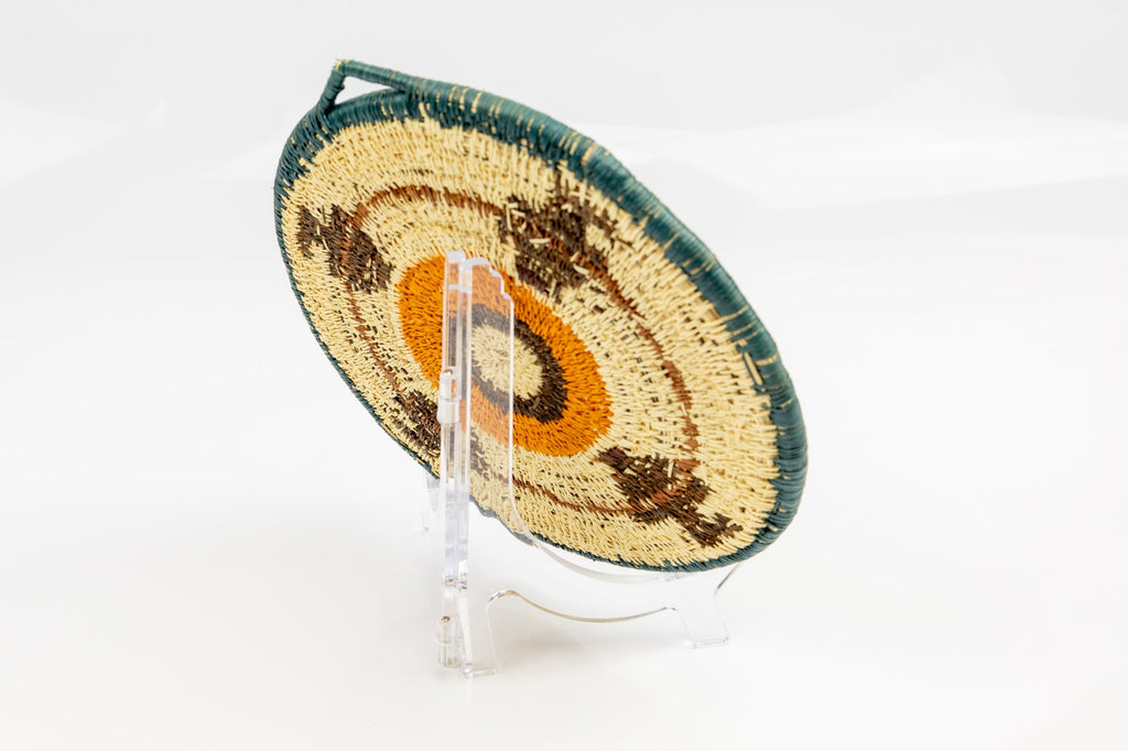 Woven Vintage Plate Basket Made By Indigenous Artisans