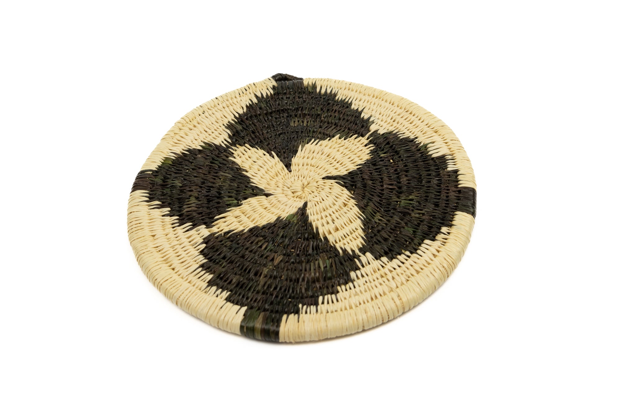 Woven Vintage Plate Basket Made By Indigenous Artisans
