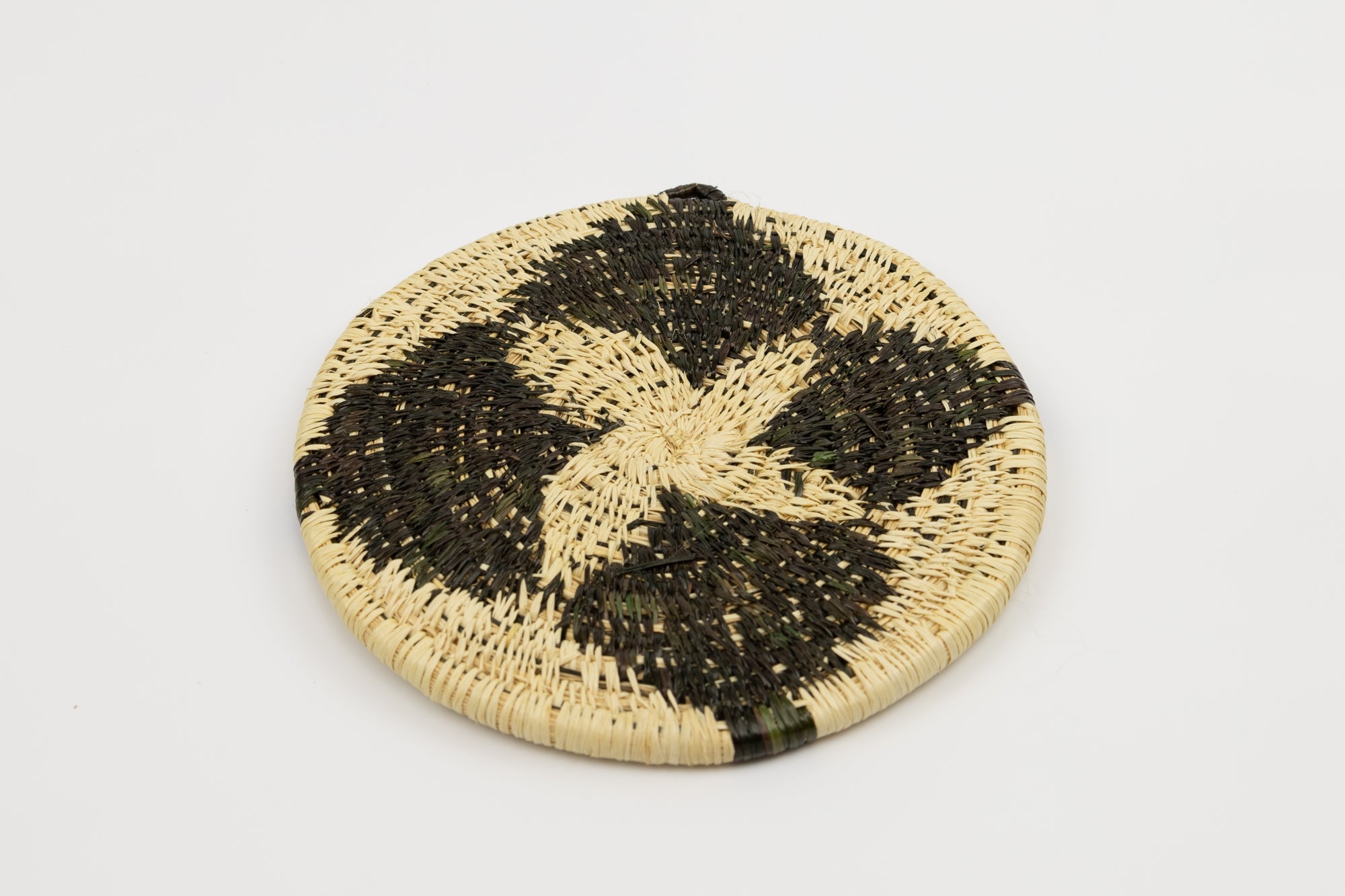 Woven Vintage Plate Basket Made By Indigenous Artisans