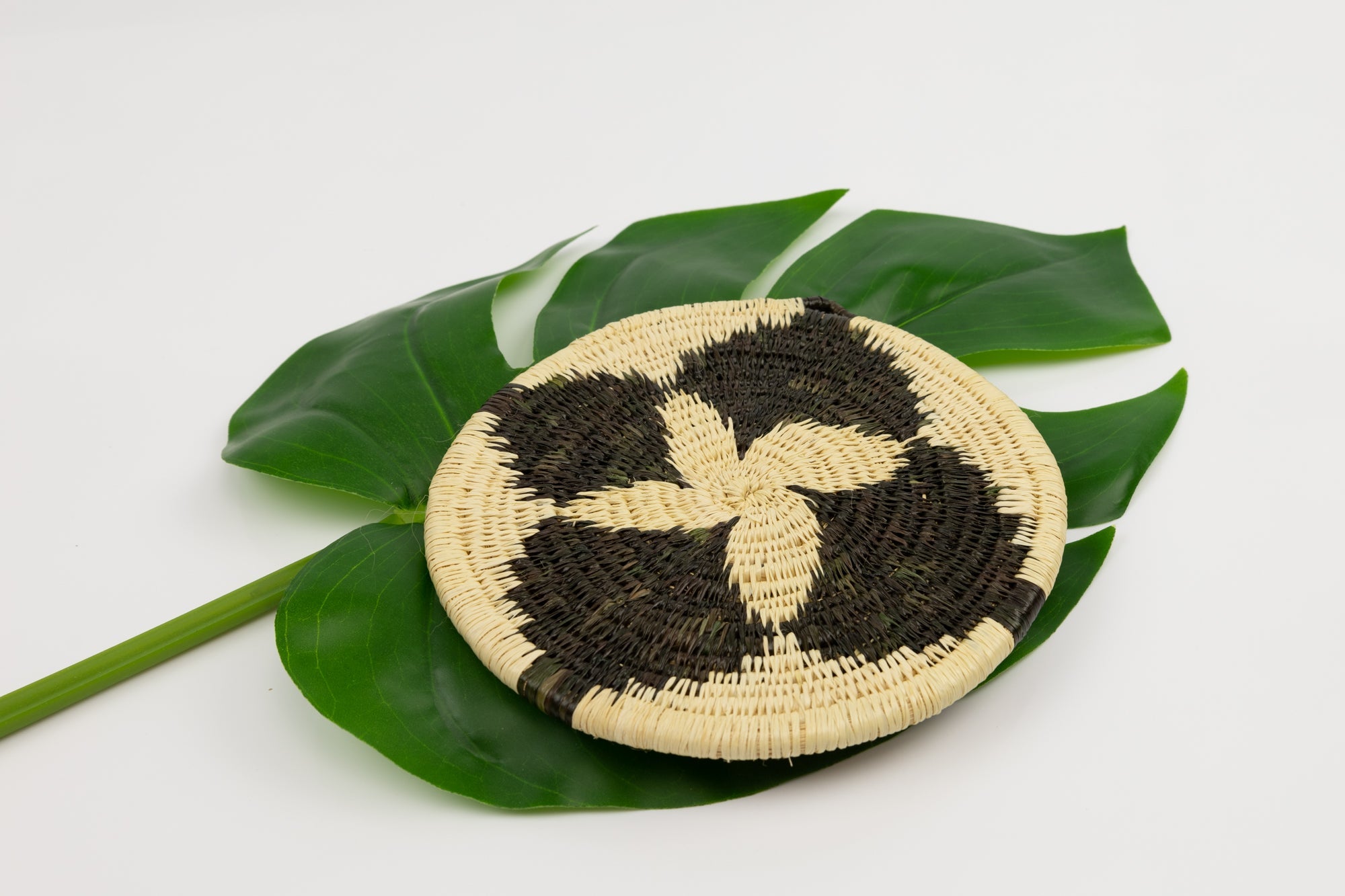 Woven Vintage Plate Basket Made By Indigenous Artisans