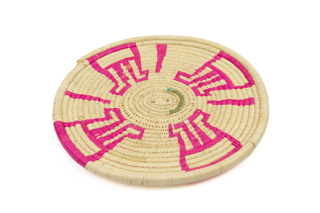 Woven Vintage Plate Basket Made By Indigenous Artisans