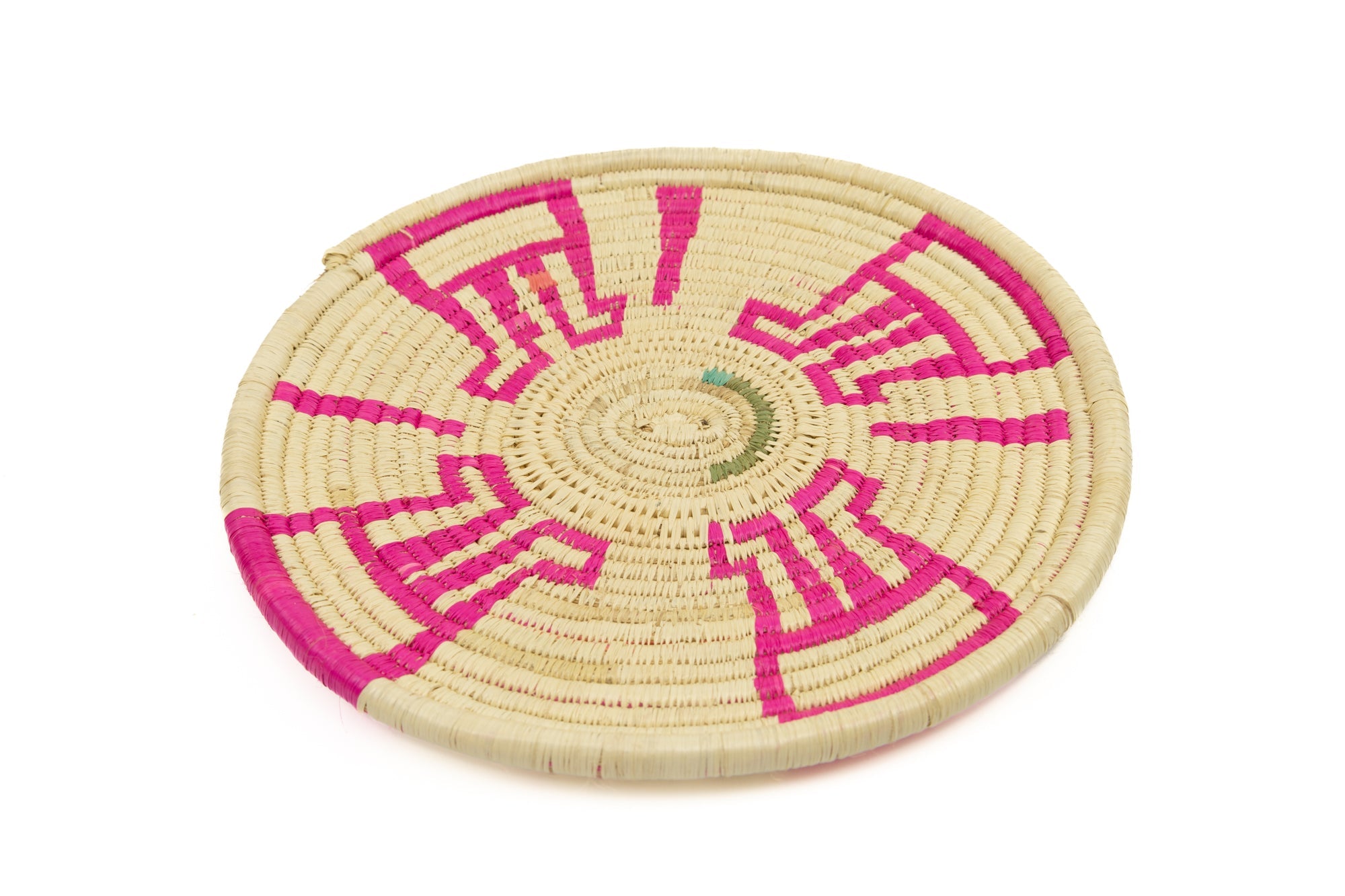 Woven Vintage Plate Basket Made By Indigenous Artisans