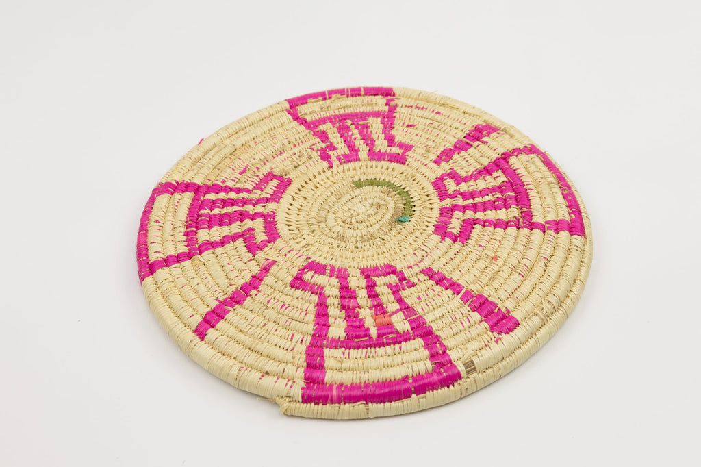 Woven Vintage Plate Basket Made By Indigenous Artisans
