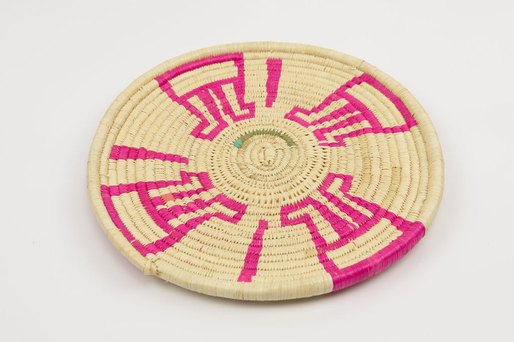 Woven Vintage Plate Basket Made By Indigenous Artisans