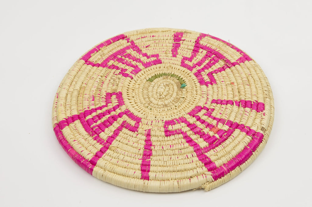 Woven Vintage Plate Basket Made By Indigenous Artisans