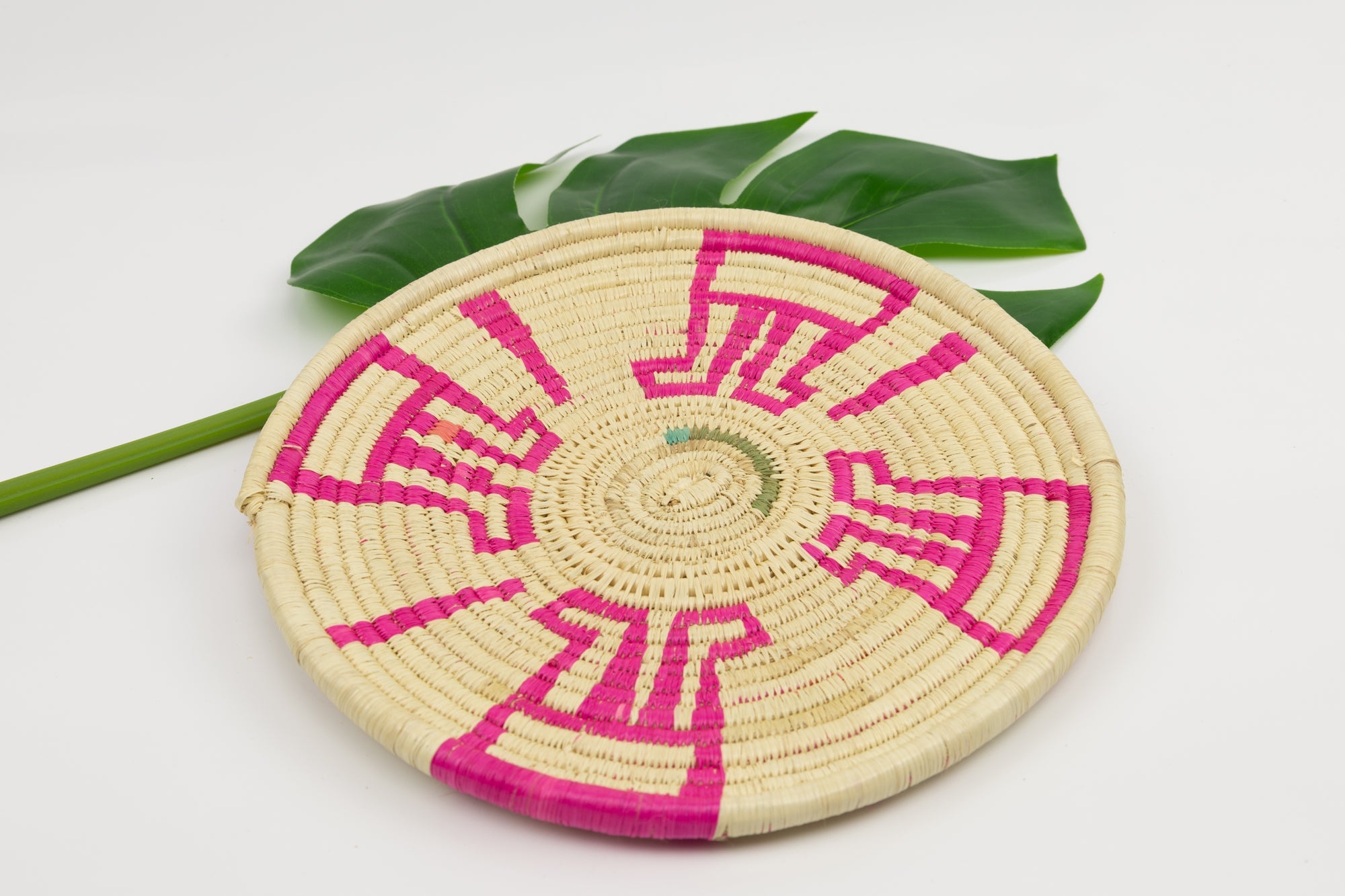 Woven Vintage Plate Basket Made By Indigenous Artisans