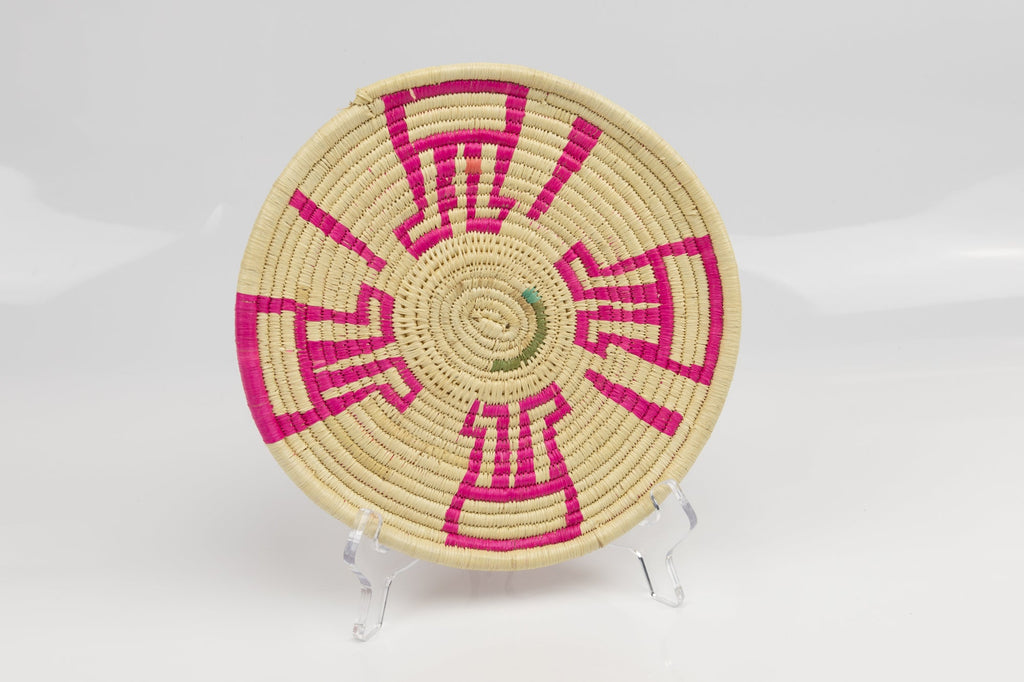 Woven Vintage Plate Basket Made By Indigenous Artisans