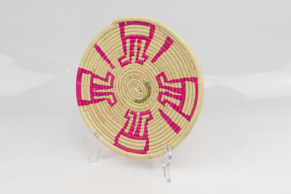 Woven Vintage Plate Basket Made By Indigenous Artisans