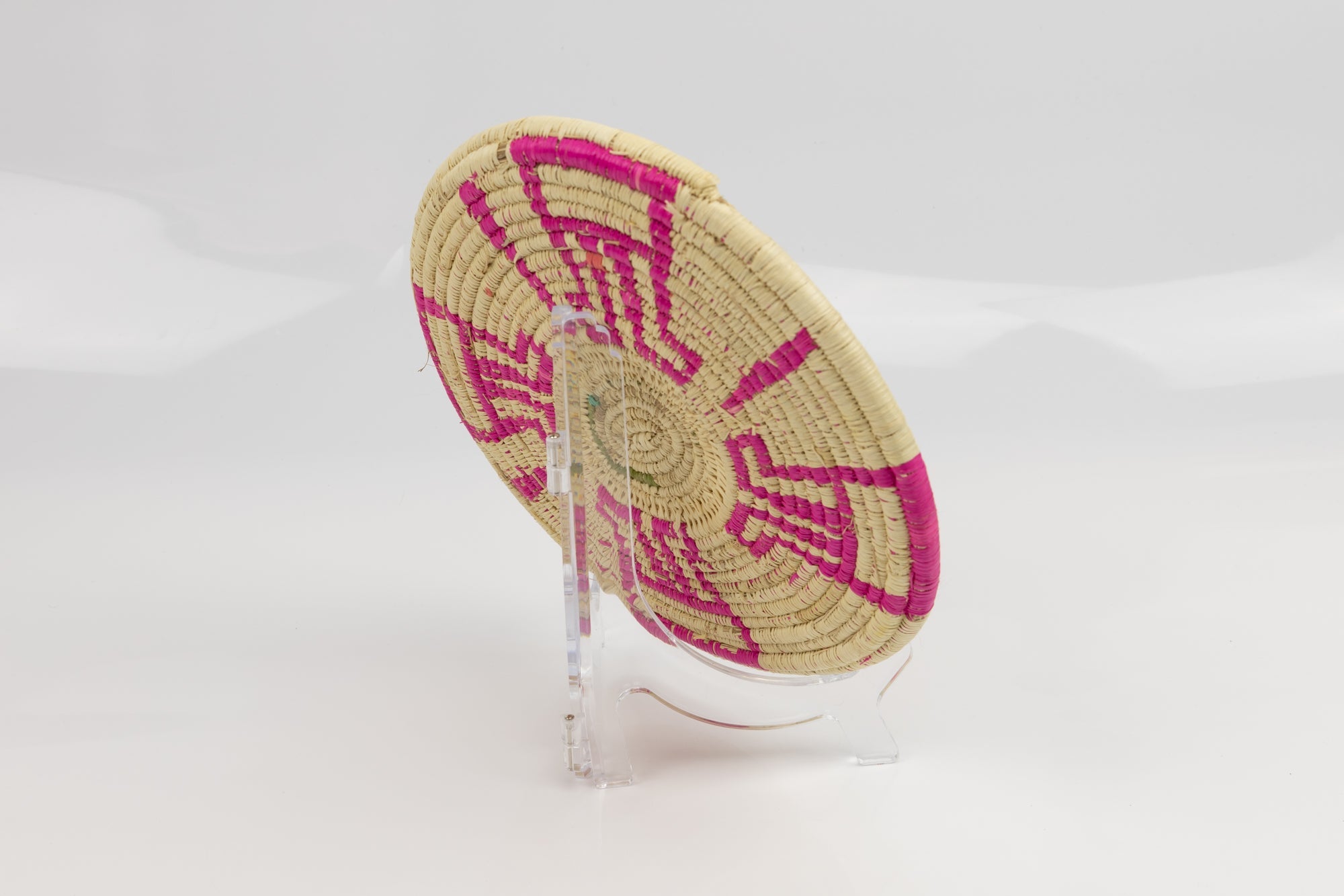 Woven Vintage Plate Basket Made By Indigenous Artisans